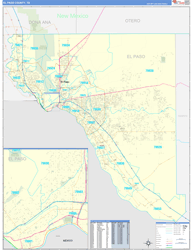 El-Paso Basic<br>Wall Map